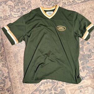 Green Land Rover V-Neck Jersey by PacSun